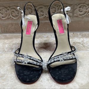 Betsey Johnson Slingback heels *7 1/2